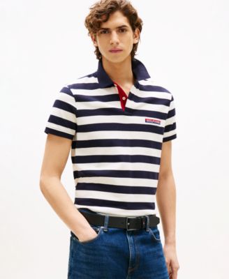 Tommy Hilfiger - Men's Regular-Fit Stripe Polo Shirt