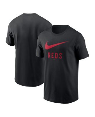 Nike - Men's Black Cincinnati Reds Swoosh T-Shirt