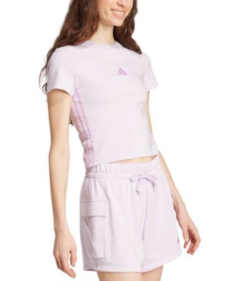adidas - Women's Essentials 3 Stripes Slim Baby T-Shirt