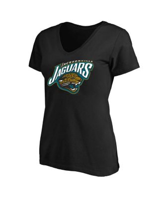 Mitchell & Ness - Women's Black Jacksonville Jaguars Plus Size Classic Logo T-Shirt