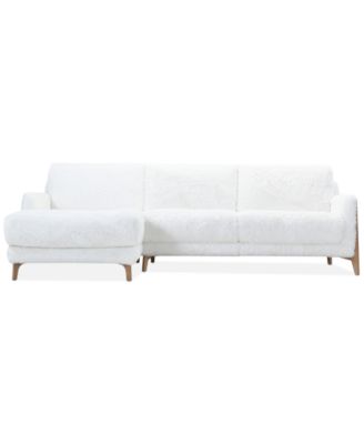 Furniture - Briannie 2-Pc. Fabric Chaise Sectional