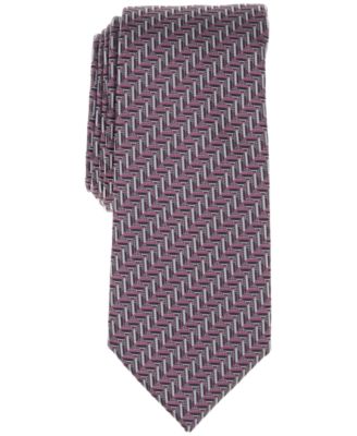 Alfani - Men's Chad Herringbone Tie