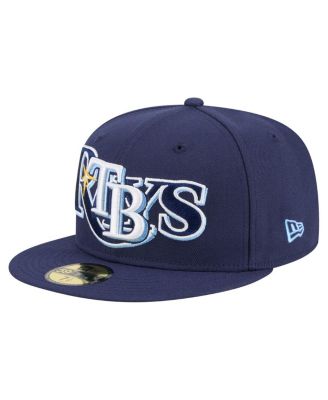 New Era - Men's Navy Tampa Bay Rays Overlap 59FIFTY Hat
