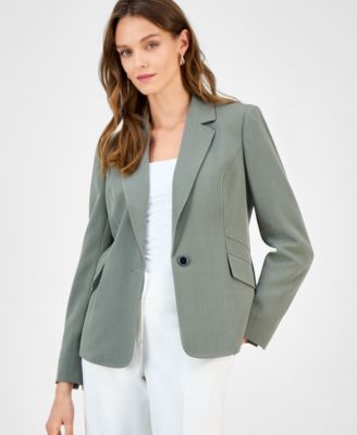 Kasper - Women's One Button Notched Collar Blazer