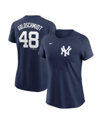 Nike - Women's Paul Goldschmidt Navy New York Yankees Fuse Name Number T-Shirt