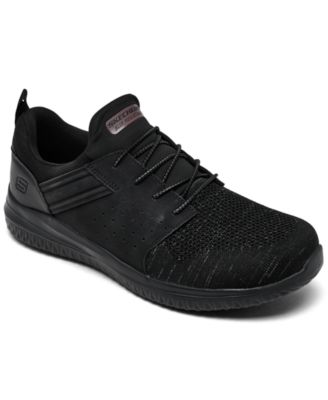 Skechers - Men's Work Slip-Resistant: Delson 3.0 - Oteron Wide-Width Casual Sneakers from Finish Line
