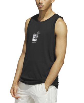adidas - Men's Triple Regular-Fit Cocktail Graphic Tank Top