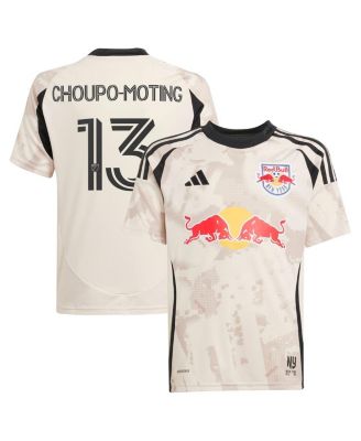 adidas - Big Boys and Girls Eric Maxim Choupo-Moting Tan New York Red Bulls 2025 StKit Replica Player Jersey