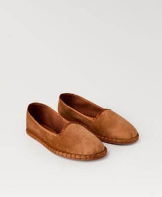 MANGO - Women's Velour Slippers