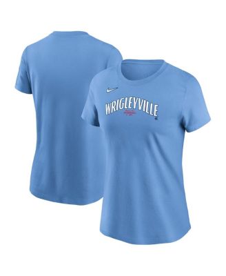 Nike - Women's Blue Chicago Cubs City Connect Wordmark T-Shirt