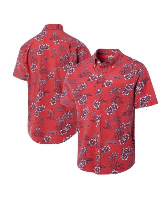Reyn Spooner - Men's Red Atlanta Braves Kekai Button-Down Shirt