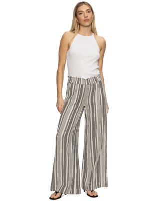Sanctuary - Women's Palm Cotton Wide-Leg Pull-On Pants