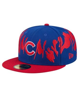 New Era - Men's Royal/Red Chicago Cubs Retro Pattern 59FIFTY Fitted Hat