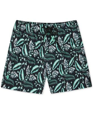 Sunset x Vine - Men's Floral Woven Swim Trunks