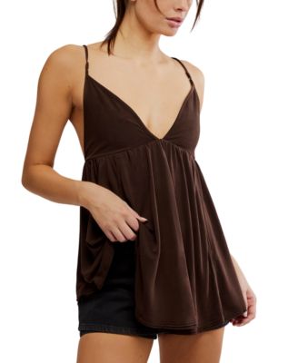 Free People - Women's Trixie V-Neck Sleeveless Tunic Top