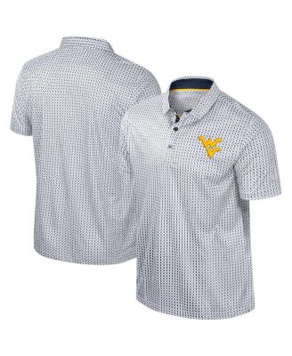 Colosseum - Men's Navy West Virginia Mountaineers Big Tall Marty Rival Polo Shirt