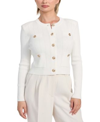 GUESS - Women's Emmie Button-Front Cardigan