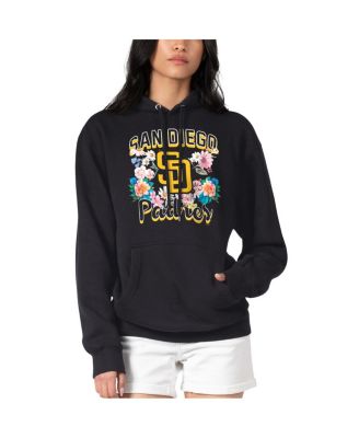 G-III 4Her by Carl Banks - Women's&nbsp;Black San Diego Padres Flowers Graphic Pullover Hoodie