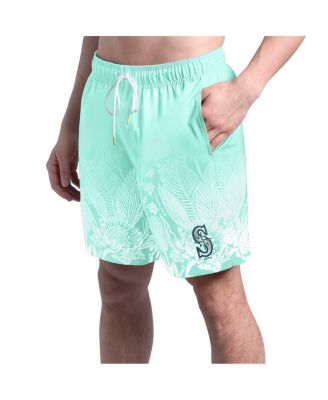 Margaritaville - Men's&nbsp; Mint Seattle Mariners Lagoon Fiesta Swim Shorts