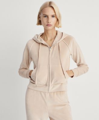 MANGO - Women's Velour Soft Touch Sweatshirt