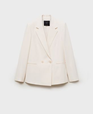 MANGO - Women's Straight-Fit Suit Jacket