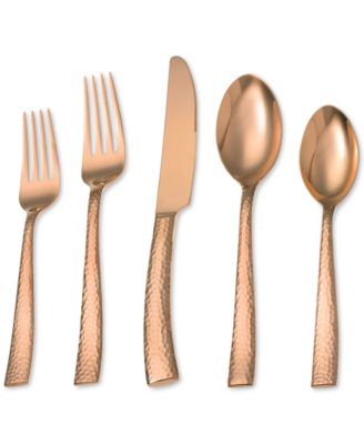 Hampton Forge - Argent Orf&egrave;vres Collection 5-Pc. 18/10 Stainless Steel Paris Hammered Place Setting