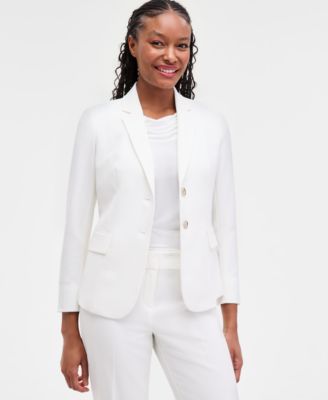 Kasper - Women's Stretch Crepe Two-Button Jacket