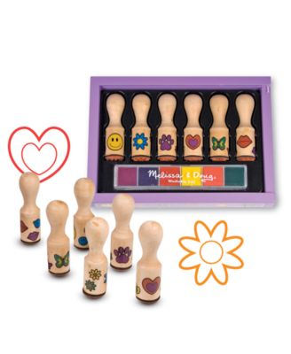Melissa and Doug - Toy, Happy Handle Stamp Set