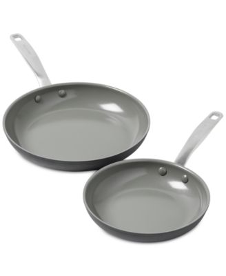 GreenPan - Chatham 8" & 10" Ceramic Non-Stick Open Fry Pan Set