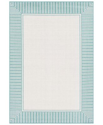 Livabliss - Alfresco ALF-9680 Teal 3' x 5'6" Area Rug