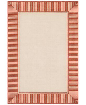 Livabliss - Alfresco ALF-9683 Burnt Orange 5'3" x 7'6" Area Rug