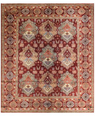 Bashian - Pak Tribal 594707 Rust 8'1" x 9'4" Area Rug