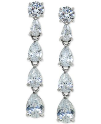 Giani Bernini - Cubic Zirconia Drop Earrings in Sterling Silver