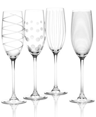 Mikasa - "Cheers" Flute, Set Of 4