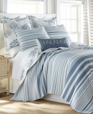 Levtex - Mills Waffle Sherpa Quilted Throw, 50" x 60"