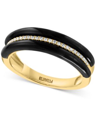 EFFY Collection - Onyx & Diamond (1/10 ct. t.w.) Ring in 14k Gold