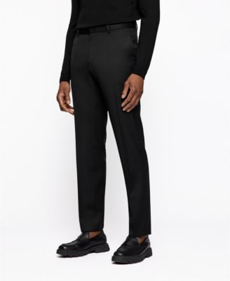 Hugo Boss - Men's Virgin-Wool Serge Slim-Fit Pants