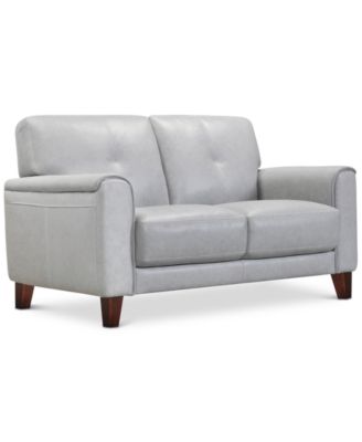 Furniture - Ashlinn Pastel Leather Loveseat