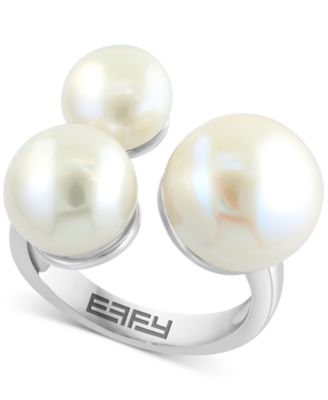 EFFY Collection - Freshwater Pearl (8-12mm) Cuff Statement Ring in Sterling Silver