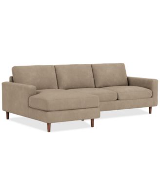 EQ3 - Oskar 2-Pc. Fabric Sectional Sofa