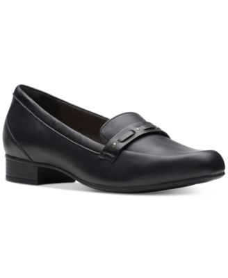 Clarks - Women's Juliet Bay Woven-Strap Loafer Flats