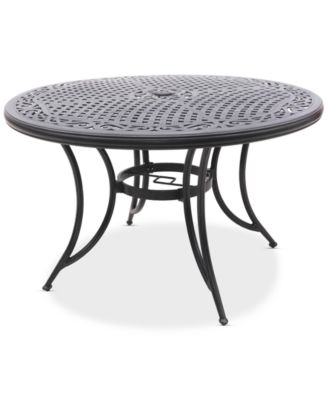 Agio - Wythburn Mix and Match 48" Round Cast Aluminum Outdoor Dining Table