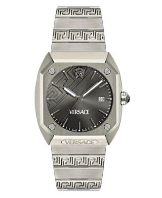 Versace - Men's Swiss Gray Titanium Bracelet Watch 44mm