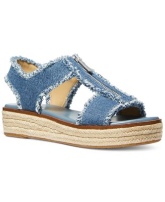 Michael Kors - Women's Berkley Zip Espadrille Platform Sandals