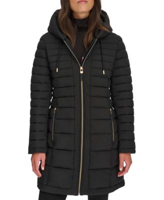 Tommy Hilfiger - Women's Hooded Water-Resistant Puffer Coat