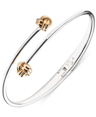 Lauren Ralph Lauren - Two-Tone Knot Bypass Bangle Bracelet