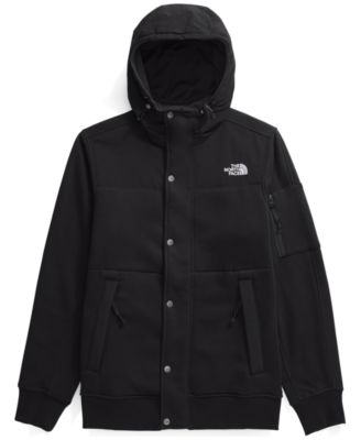The North Face - Men's Highrail Zip-and-Snap Front Fleece Hooded Jacket