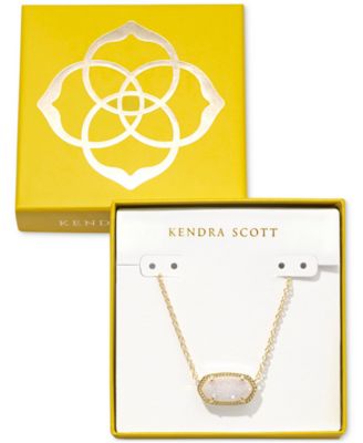 Kendra Scott - 14k Gold-Plated Mother-of-Pearl Pendant Necklace, 15" + 2" extender