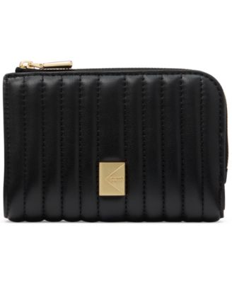 kate spade new york - Deco Quilted Leather Compact Wallet