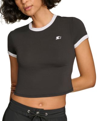 Starter - Women's Cropped Ringer Baby T-Shirt